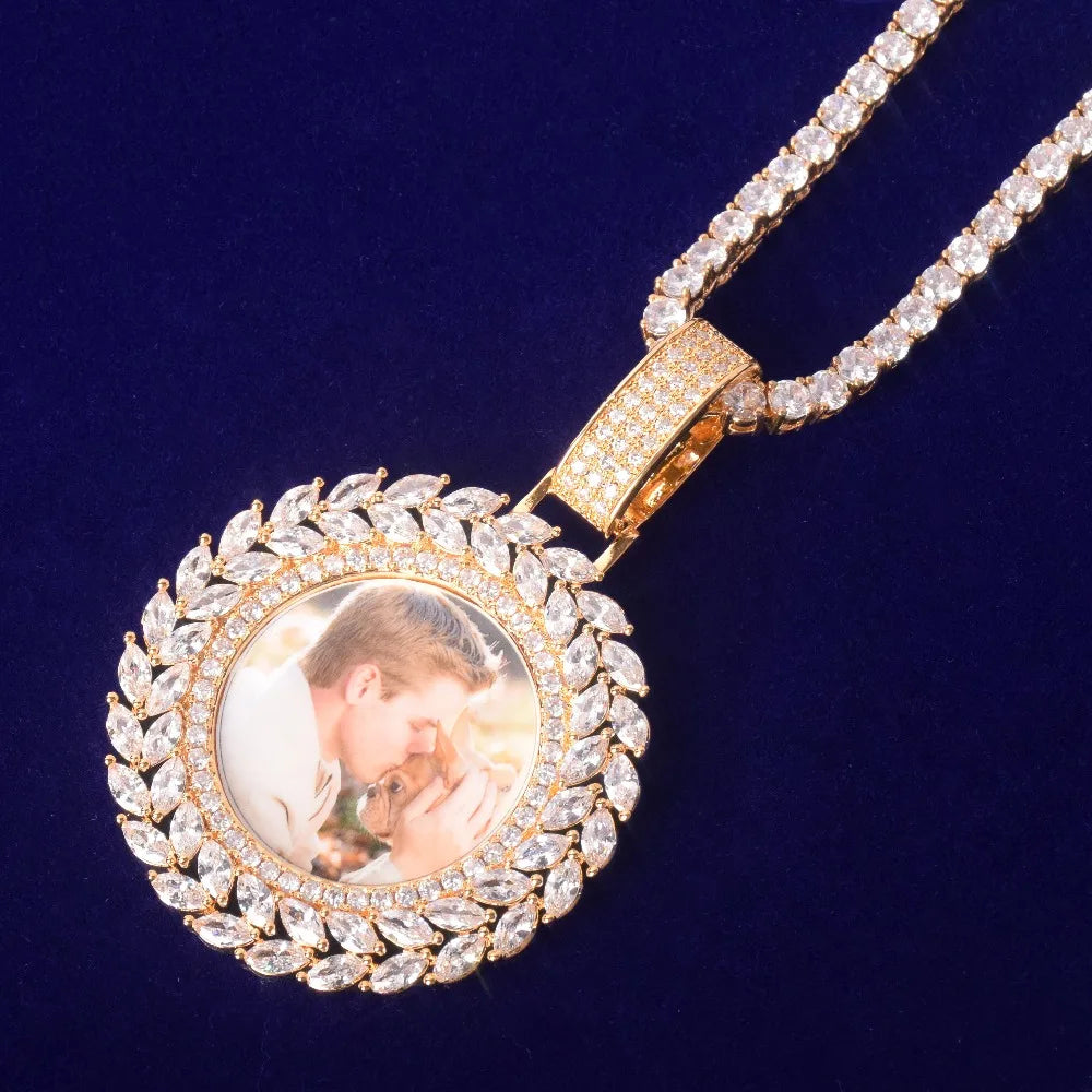 Bling "Medaillon" Custom Photo VI