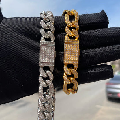 Bling "Figaro" Bracelet