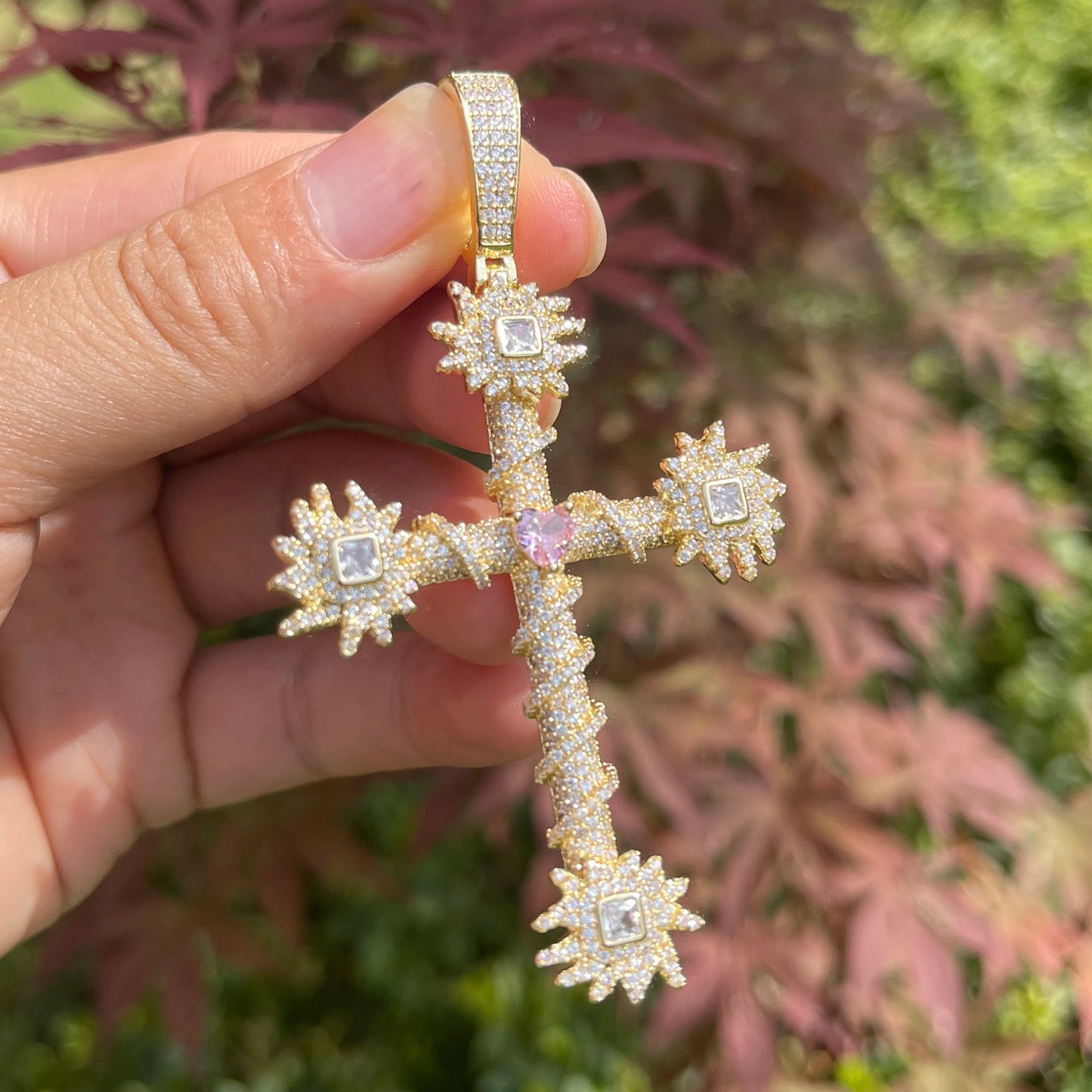 Bling "Cross" Pendant XIX