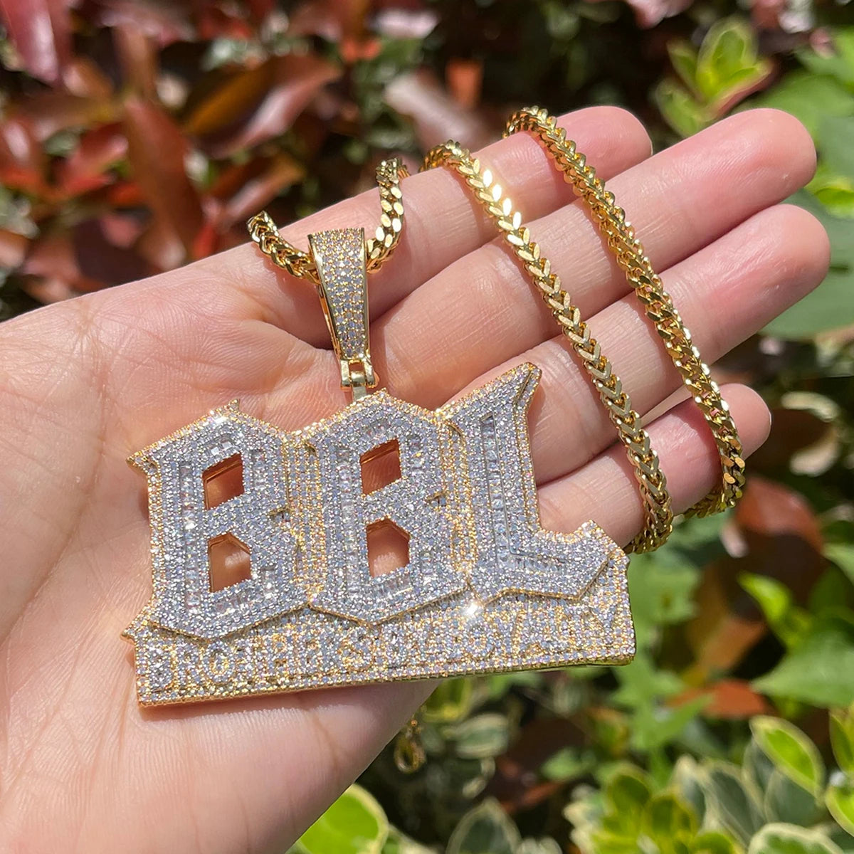 Bling "Brothers By Loyalty" Pendant
