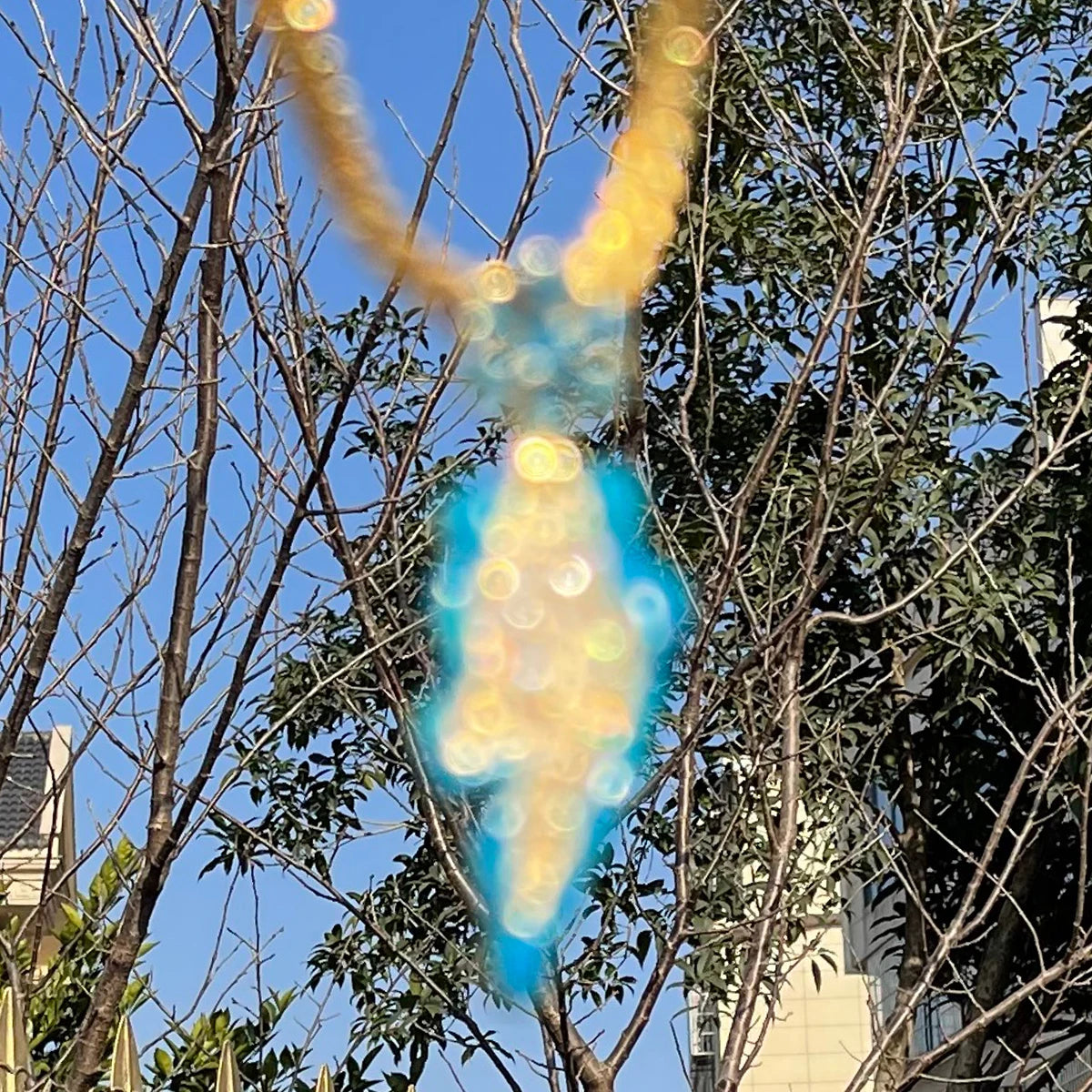 Bling "Snow & Fire Lightning" Pendant