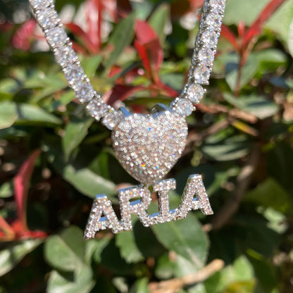 Bling "Love" Custom Pendant