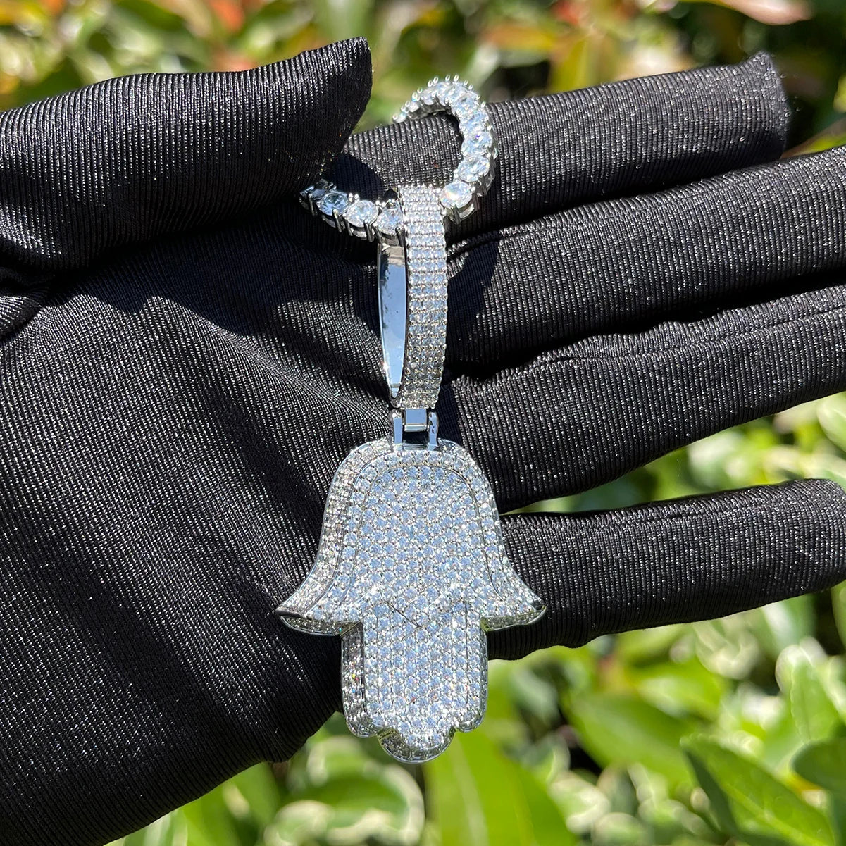 Bling "Hamsa Hand" Pendant II