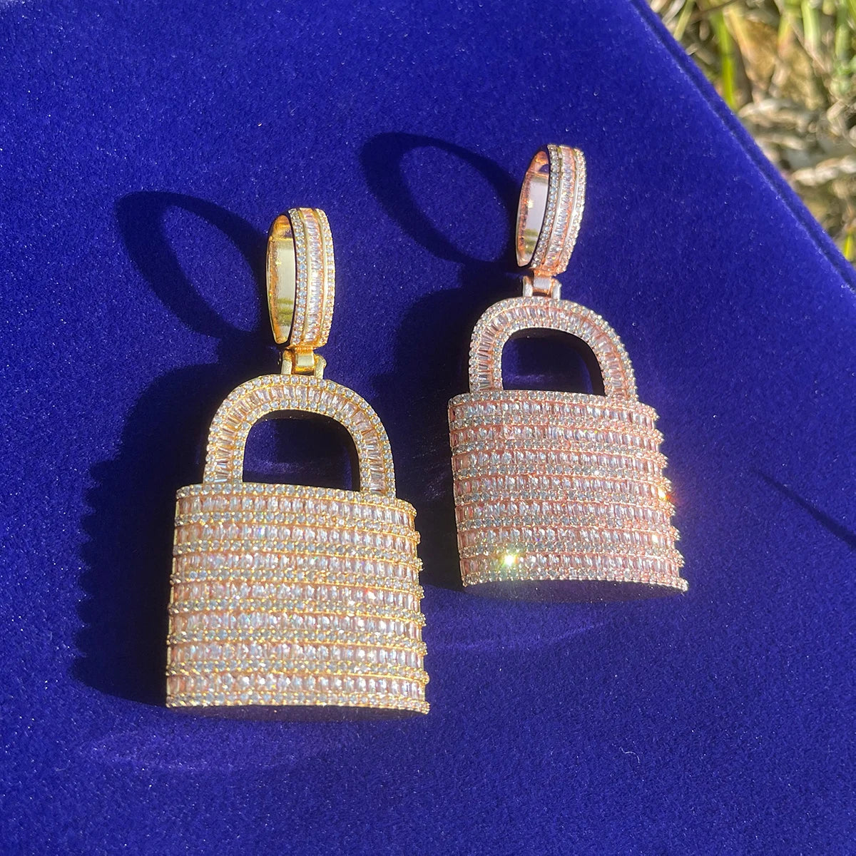 Bling "Lock" Pendant