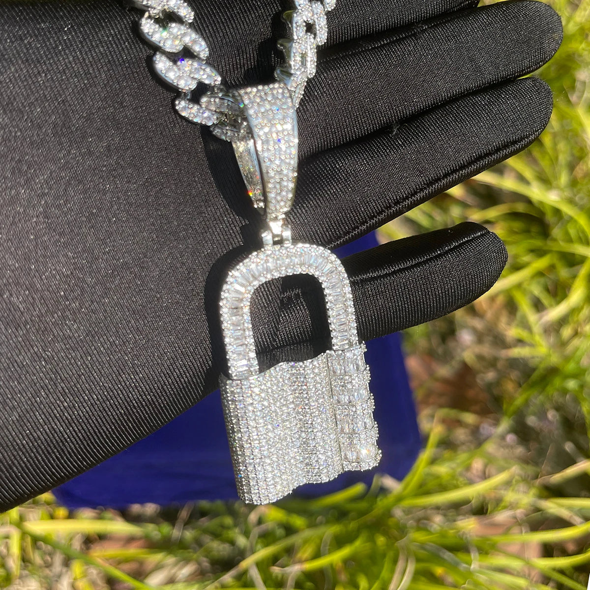Bling "Lock" Pendant II