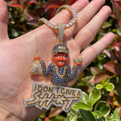 Bling "IDGAS" Pendant
