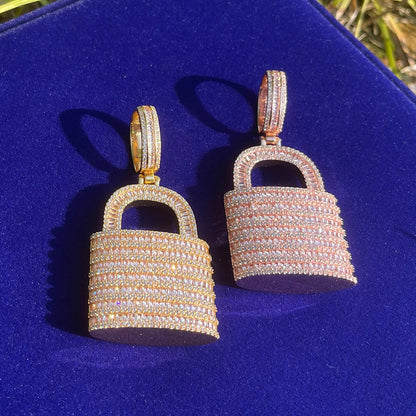 Bling "Lock" Pendant