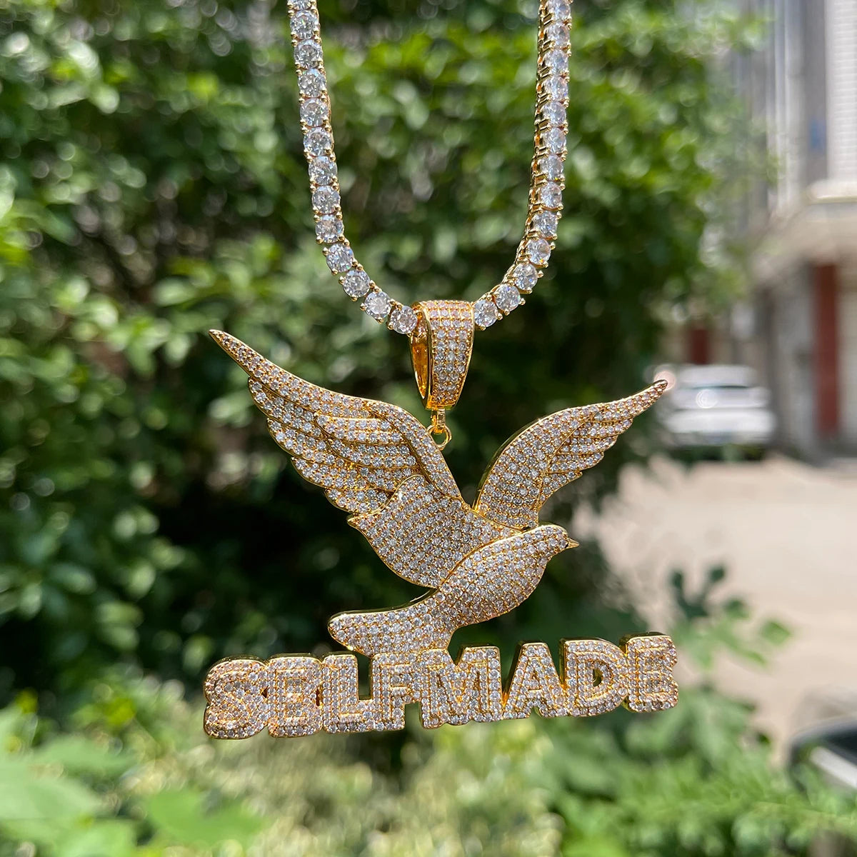 Bling "Selfmade" Pendant