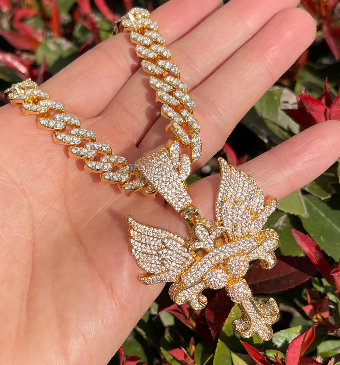 Bling "Cross" Pendant XVIII