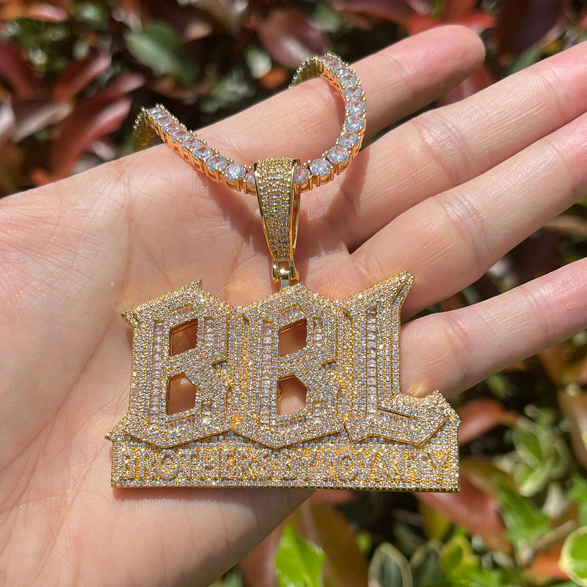 Bling "Brothers By Loyalty" Pendant