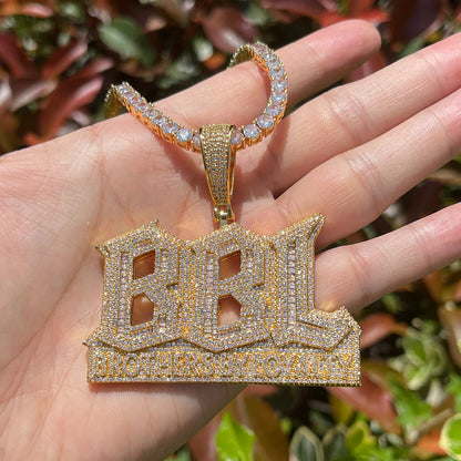 Bling "Brothers By Loyalty" Pendant