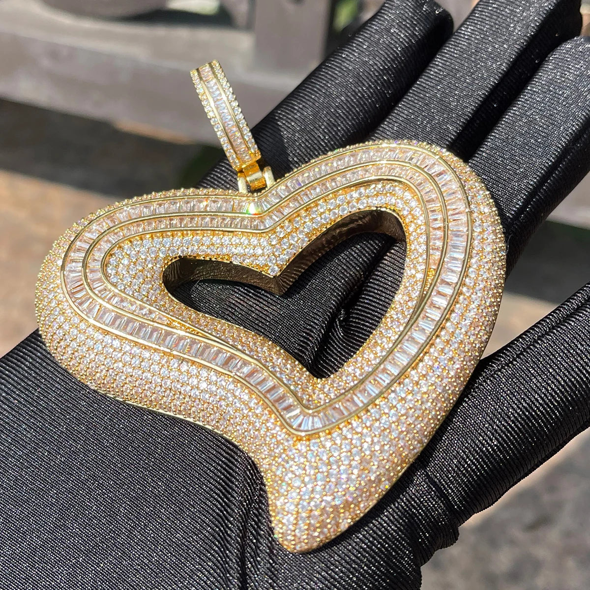Bling "Big Heart" Pendant