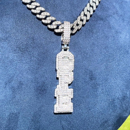 Bling "Totem Poles" Custom Pendant