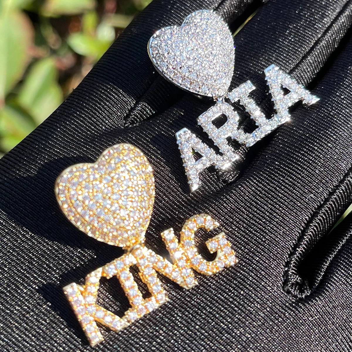 Bling "Love" Custom Pendant