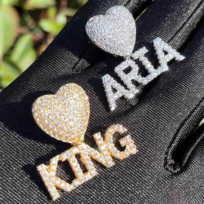 Bling "Love" Custom Pendant