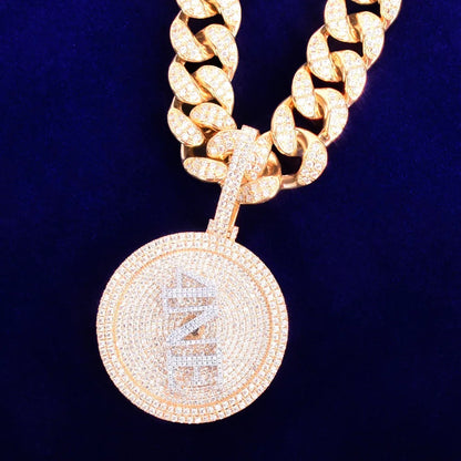 Bling "Spinner" Custom Pendant