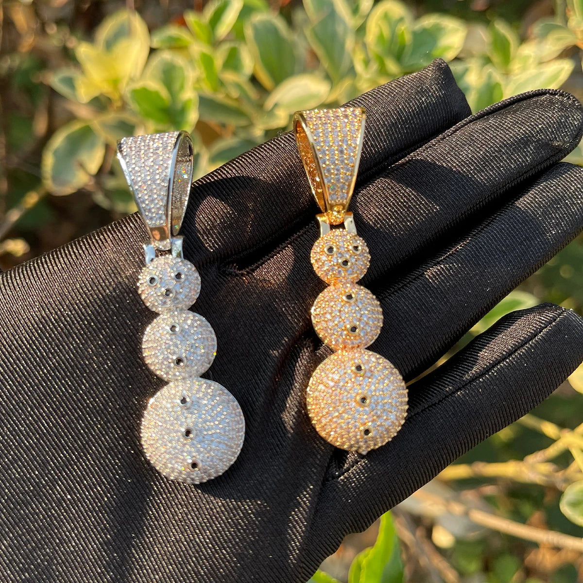 Bling "Snowman" Pendant