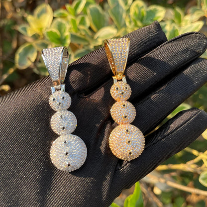 Bling "Snowman" Pendant