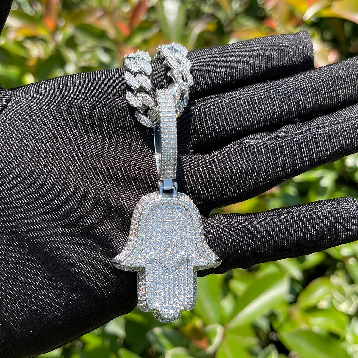 Bling "Hamsa Hand" Pendant II