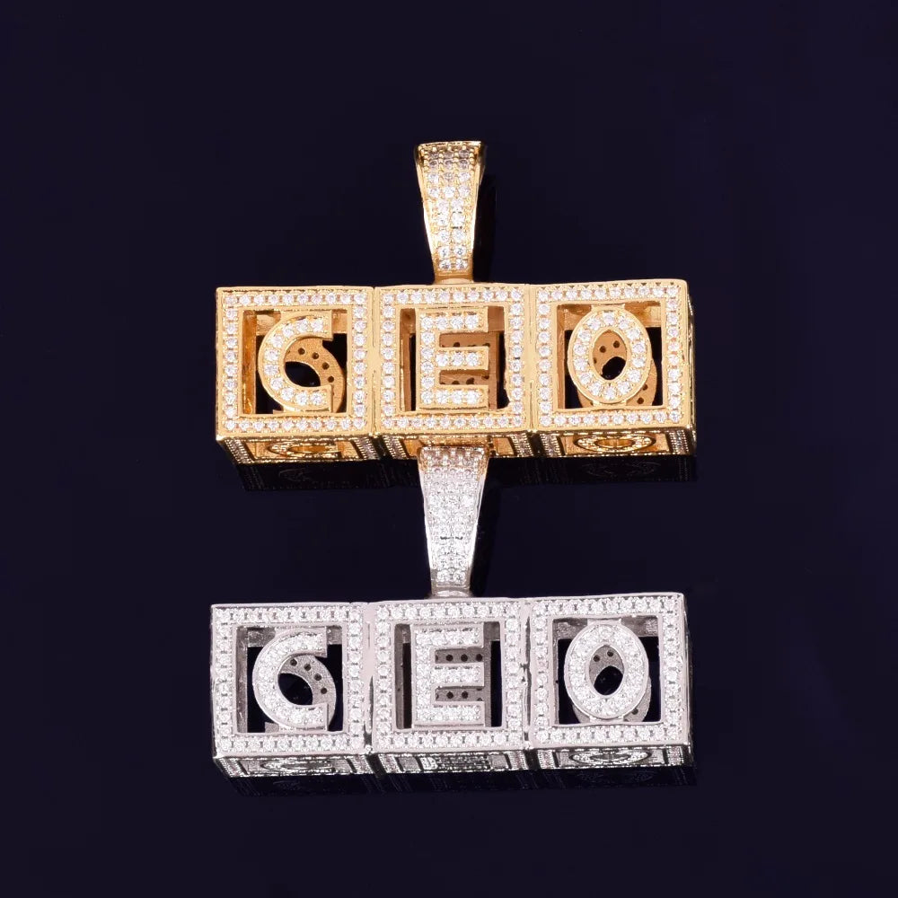 Bling "Bars" Custom Pendant