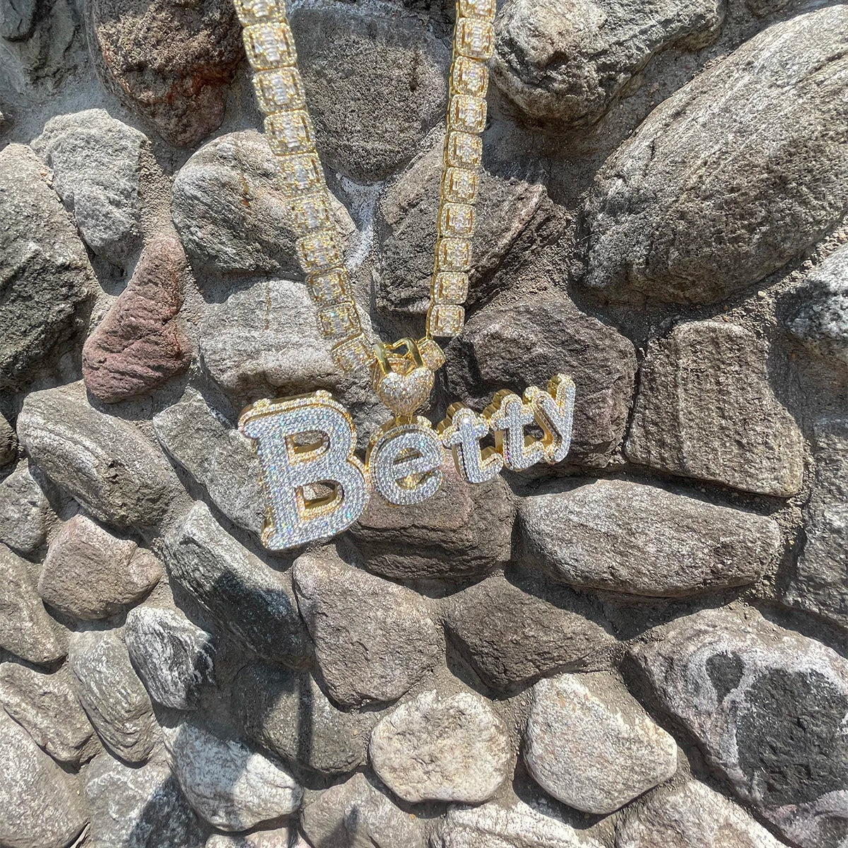 Bling "Love" Custom Pendant II
