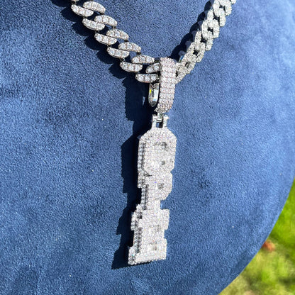 Bling "Totem Poles" Custom Pendant