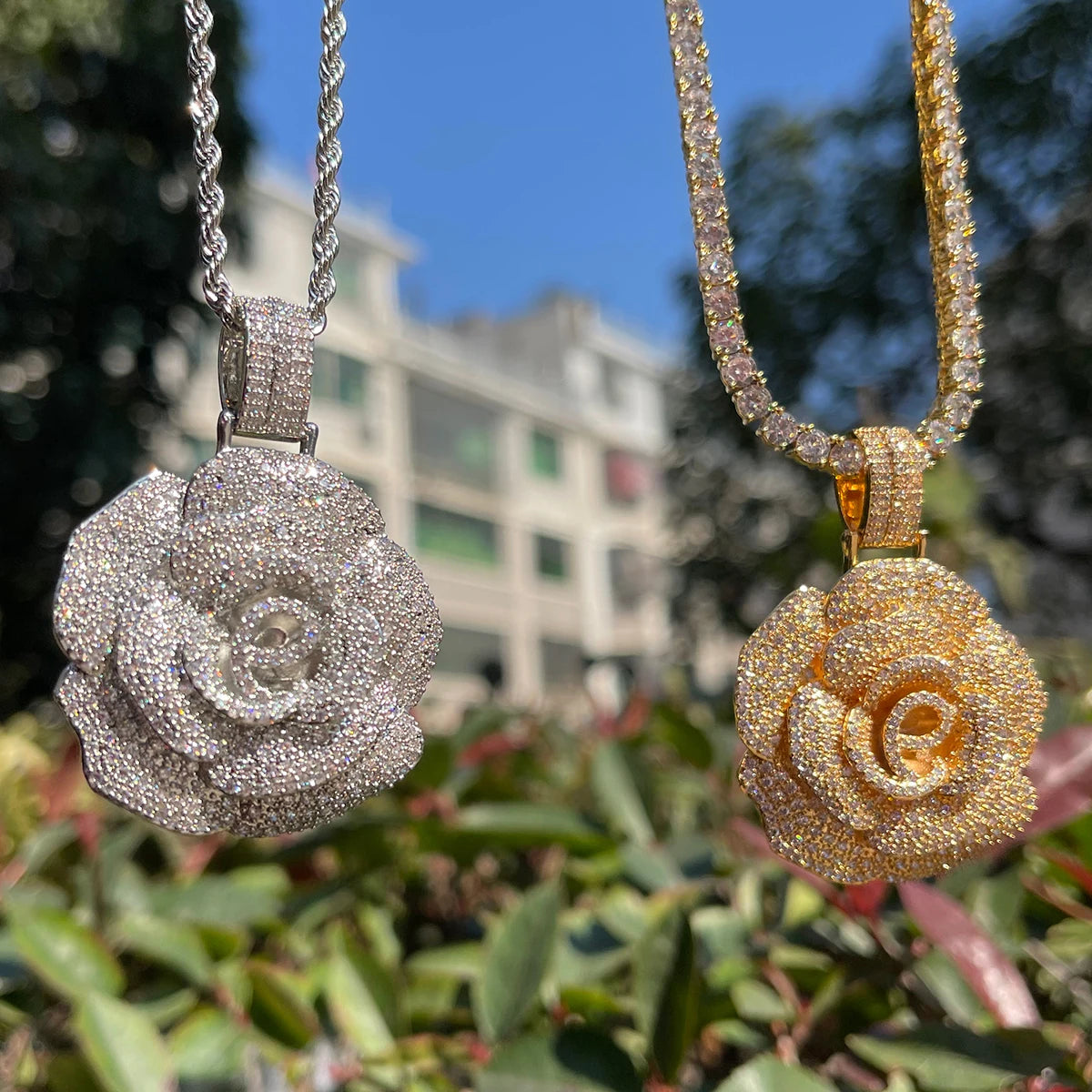 Bling "Rose" Pendant