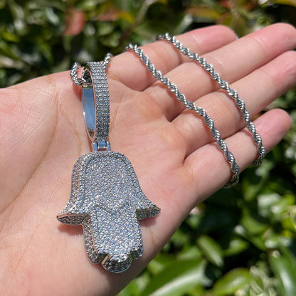 Bling "Hamsa Hand" Pendant II