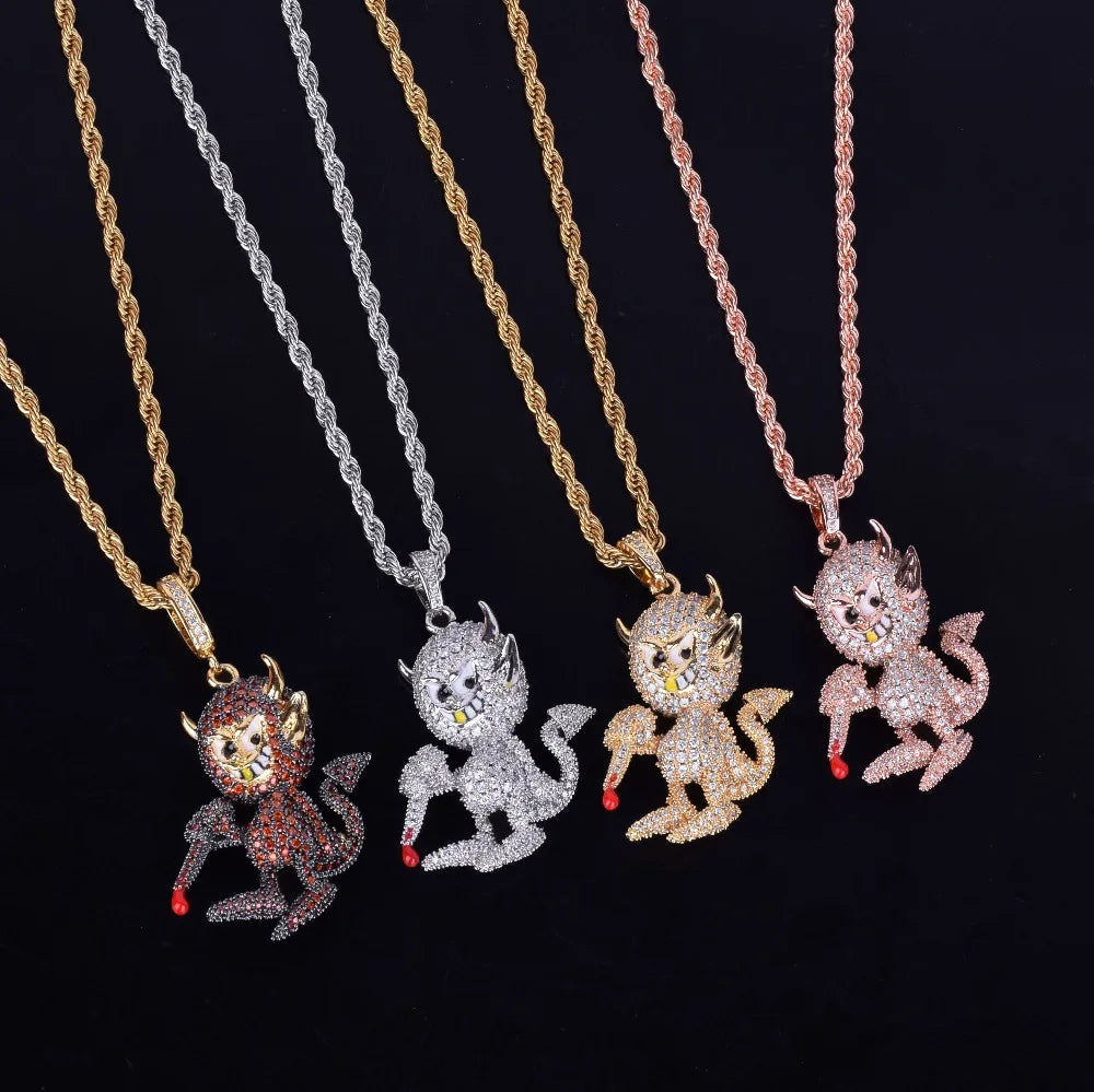 Bling "Demon" Pendant