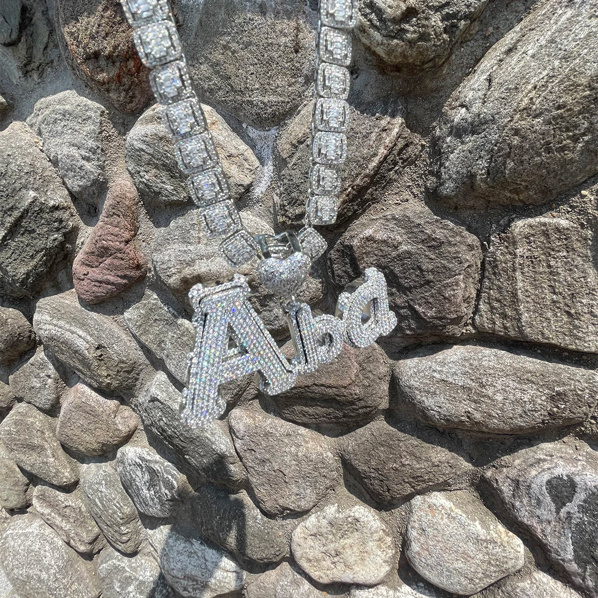 Bling "Love" Custom Pendant II