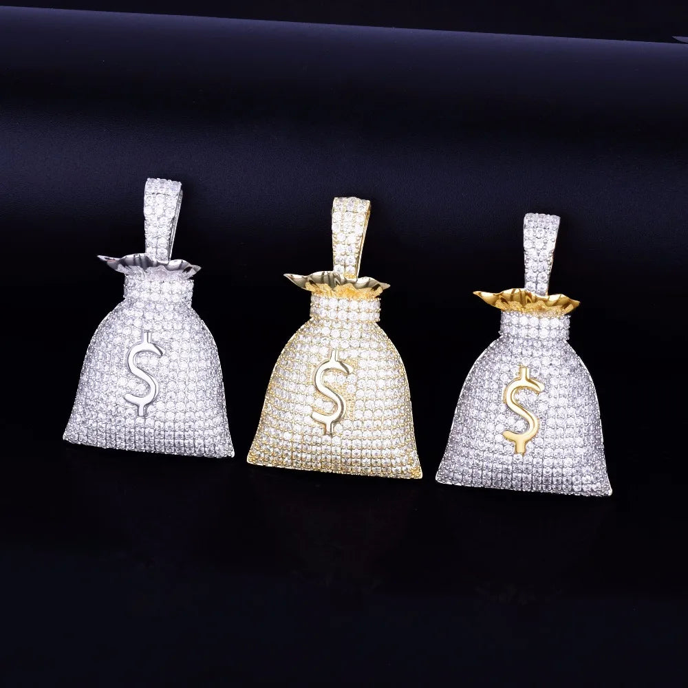 Bling "Money Bag" Pendant II