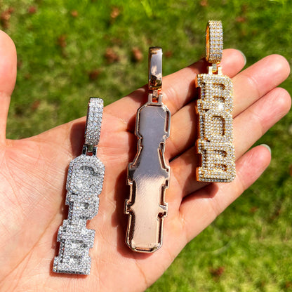 Bling "Totem Poles" Custom Pendant