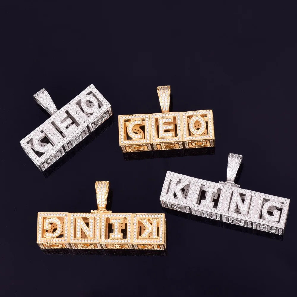 Bling "Bars" Custom Pendant