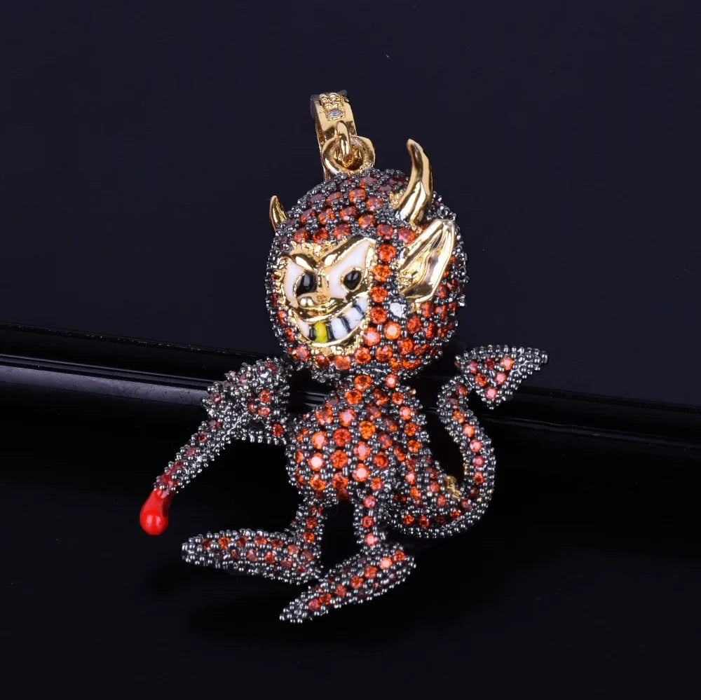Bling "Demon" Pendant