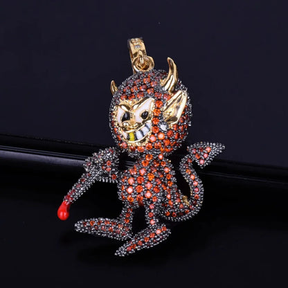 Bling "Demon" Pendant