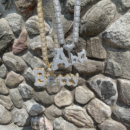 Bling "Love" Custom Pendant II
