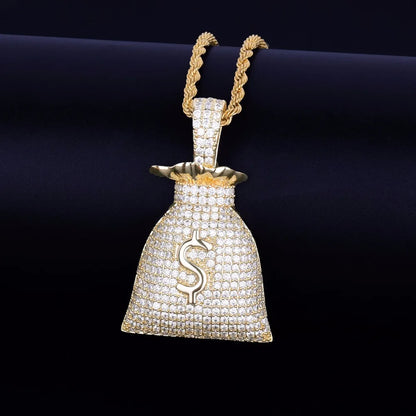 Bling "Money Bag" Pendant II