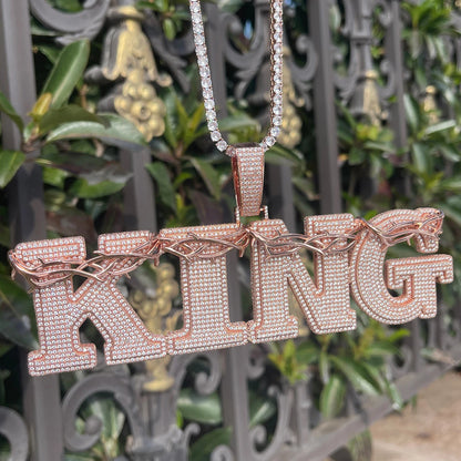 Bling "King" Custom Pendant