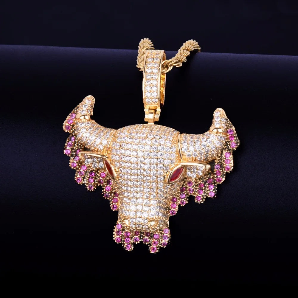 Bling "Bull" Pendant
