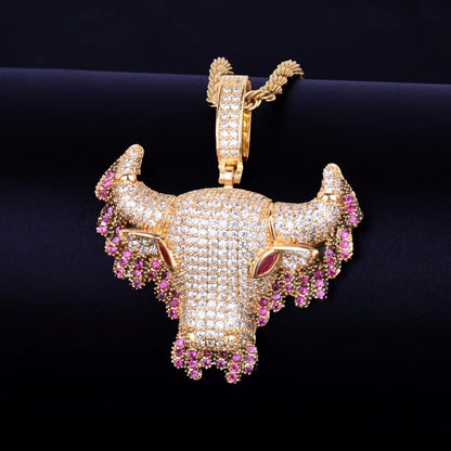 Bling "Bull" Pendant