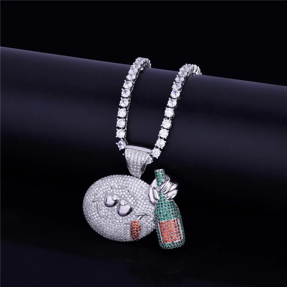 Bling "Wasted" Pendant