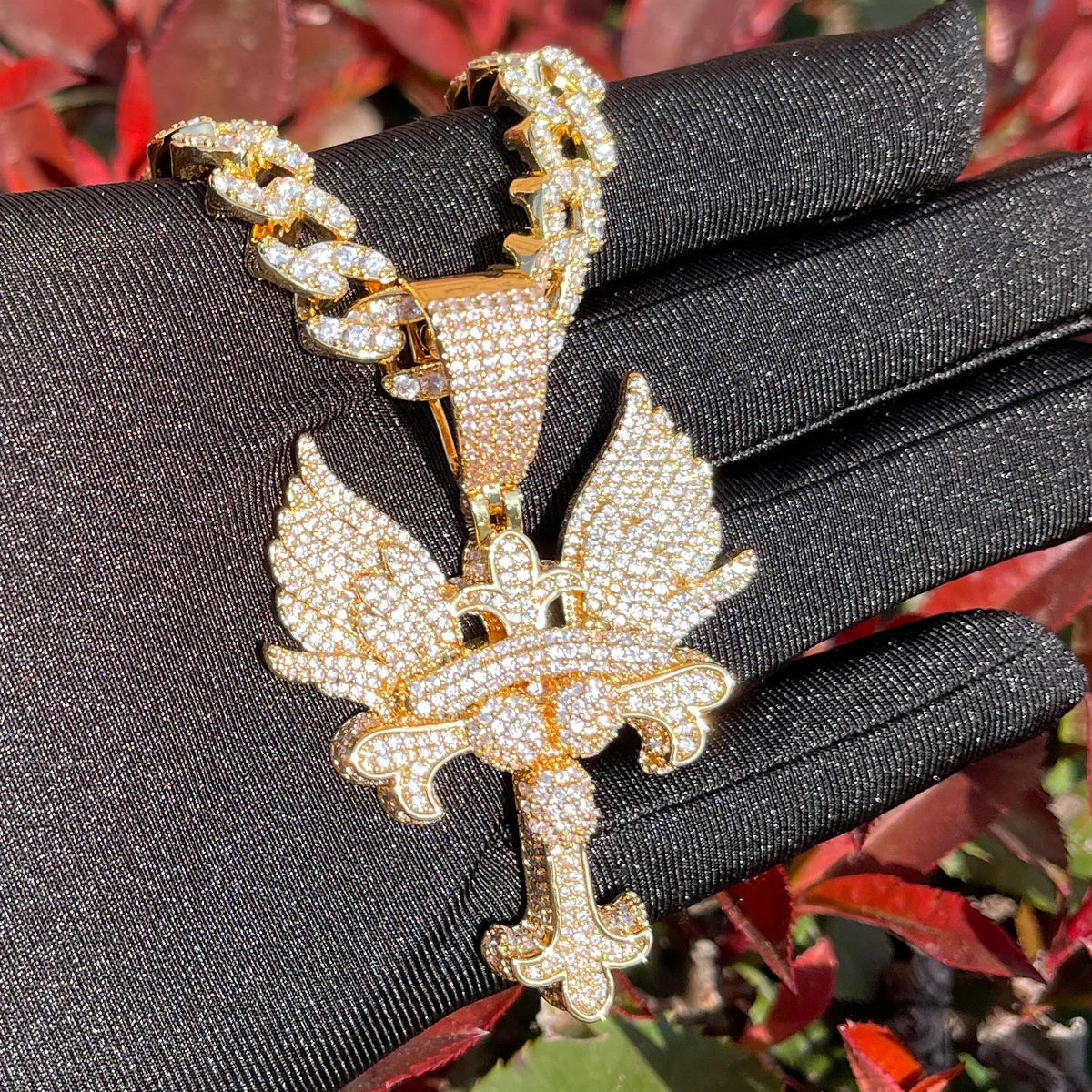 Bling "Cross" Pendant XVIII