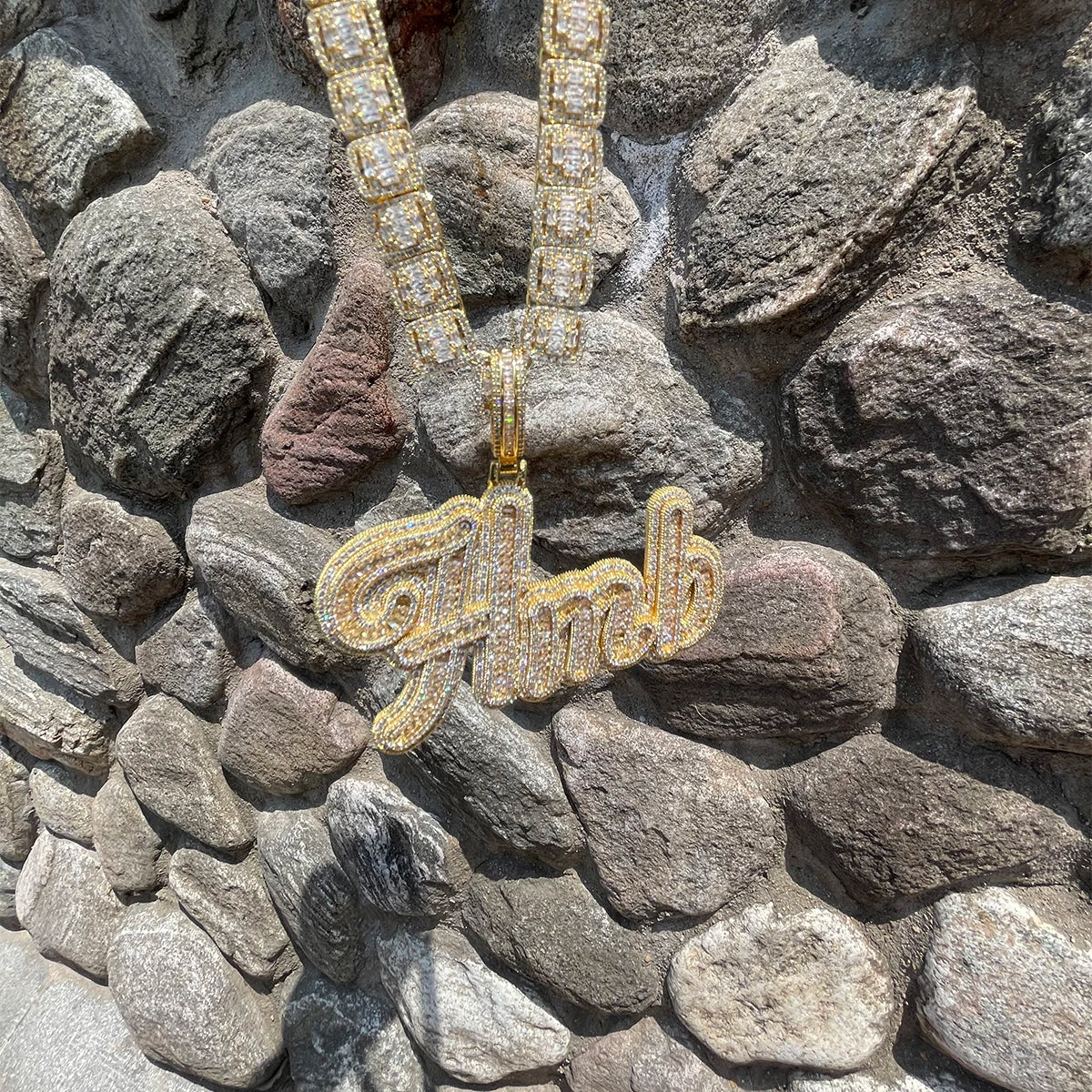 Bling "Baguettes" Custom Pendant III