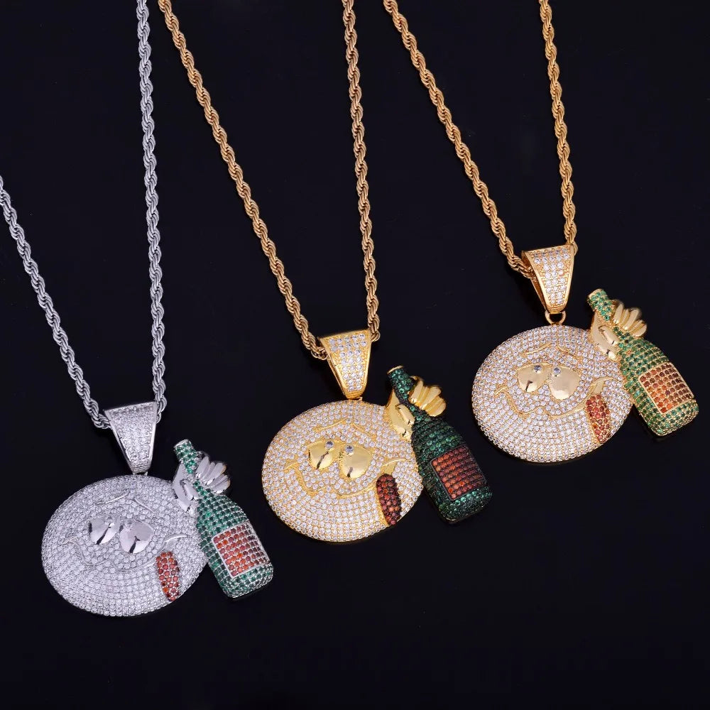 Bling "Wasted" Pendant