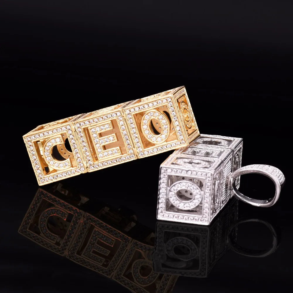 Bling "Bars" Custom Pendant