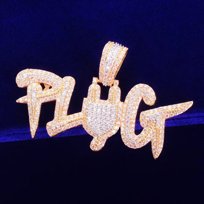 Bling "Plug" Pendant II