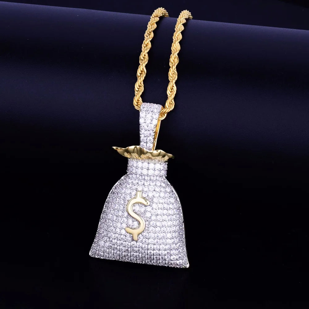 Bling "Money Bag" Pendant II