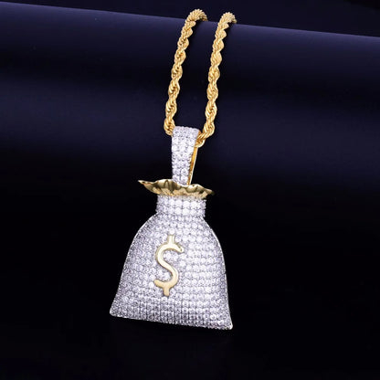 Bling "Money Bag" Pendant II