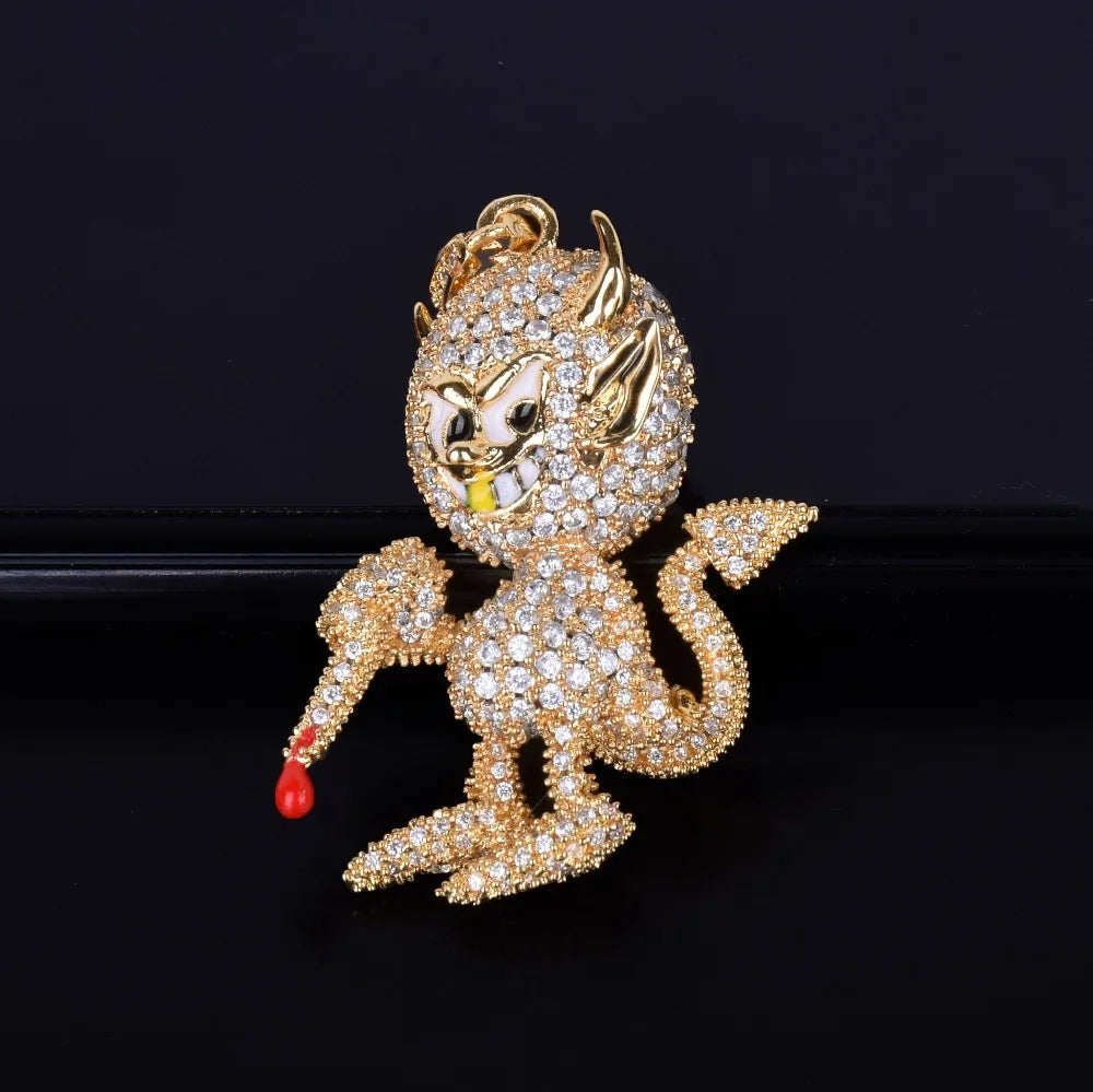 Bling "Demon" Pendant