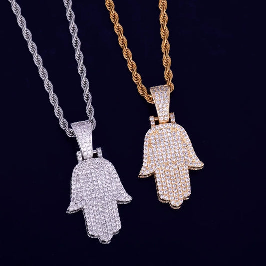 Bling "Hamsa Hand" Pendant III